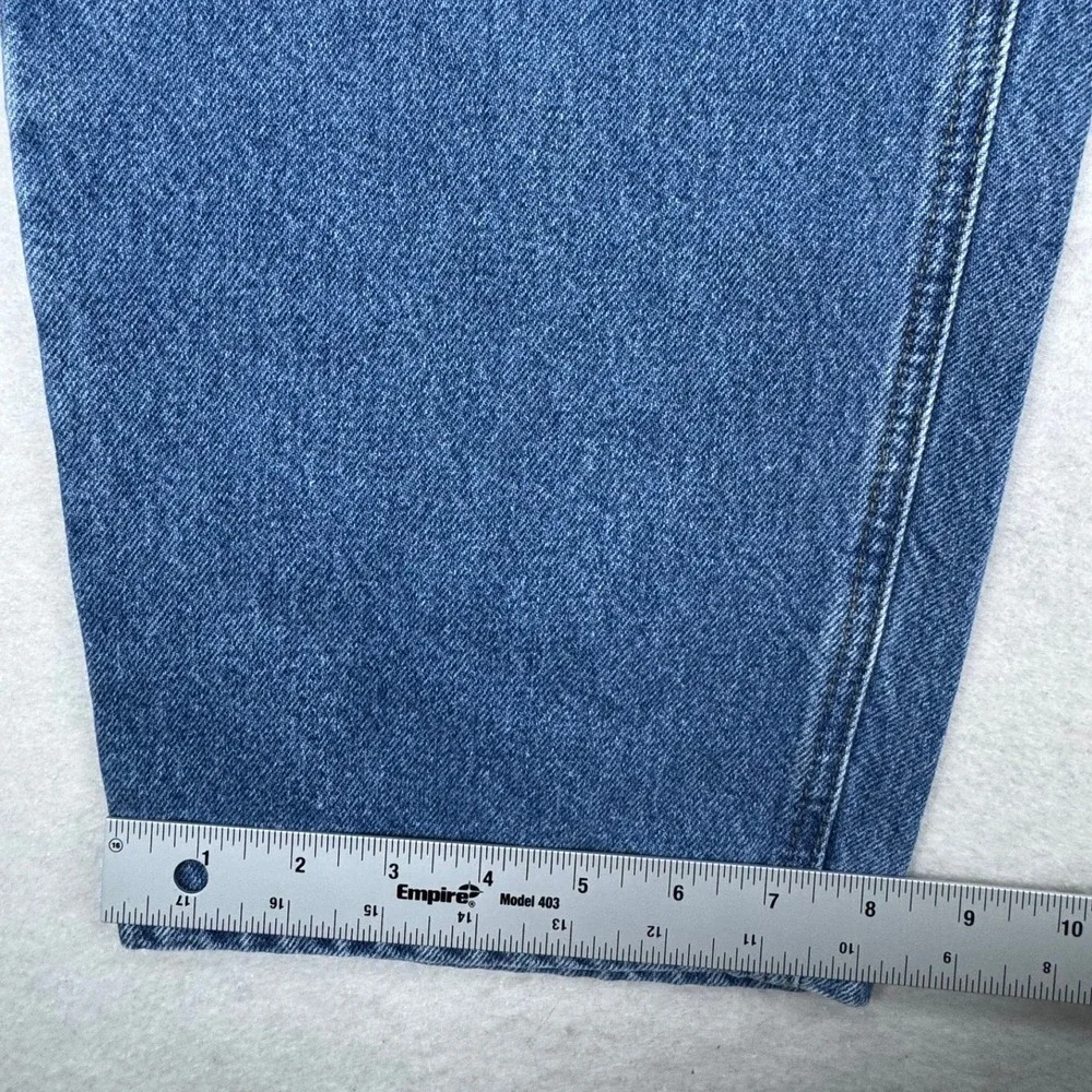 Carhartt B17 STW Relaxed Fit Stonewash Blue Denim Jeans Mens 42x30 Workwear - Picture 6 of 11